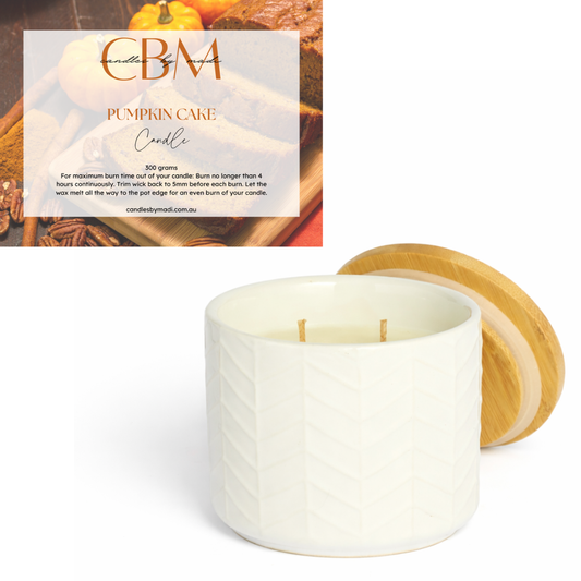 Pumpkin Cake Candle (300 grams)