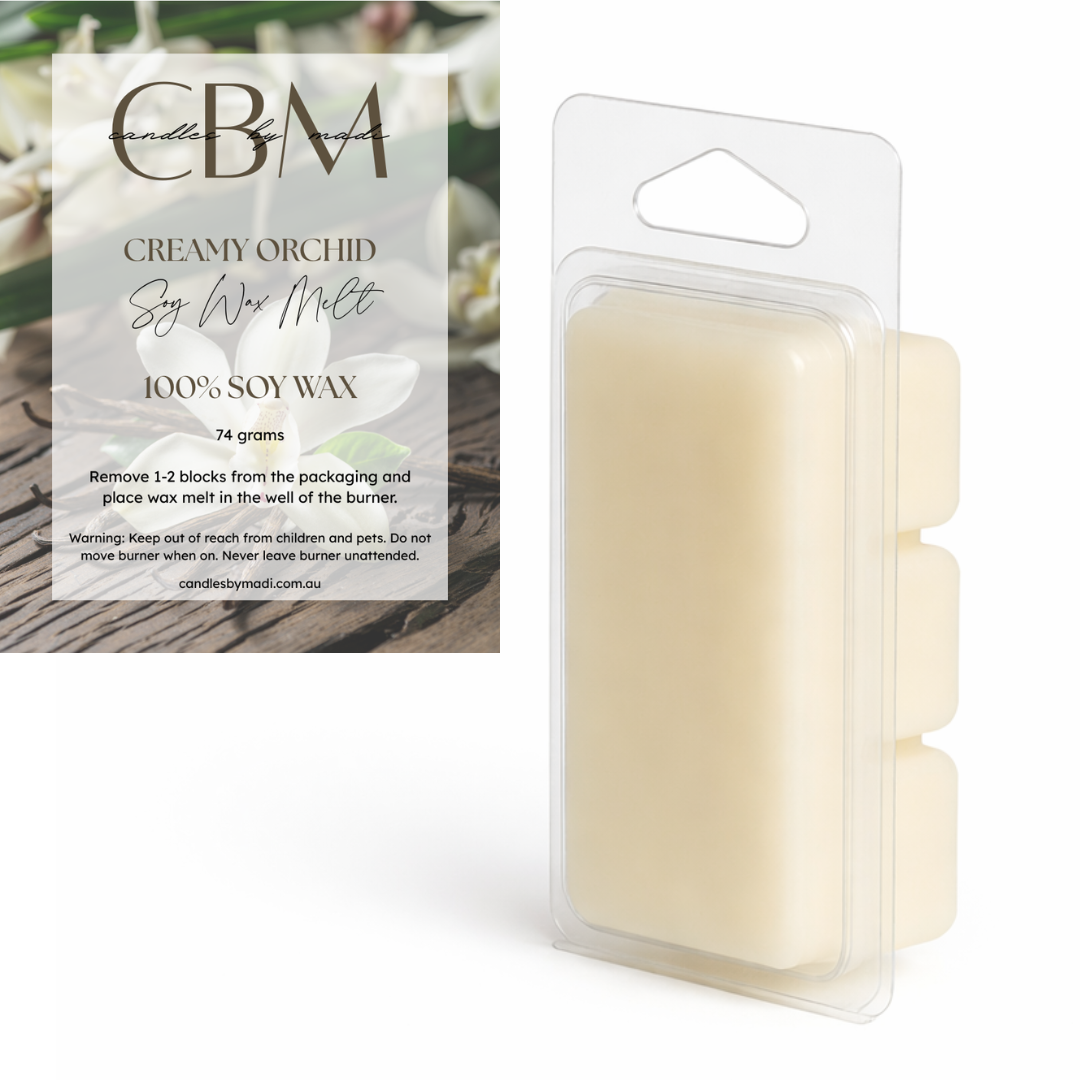 Creamy Orchid Soy Wax Melt (74 grams)