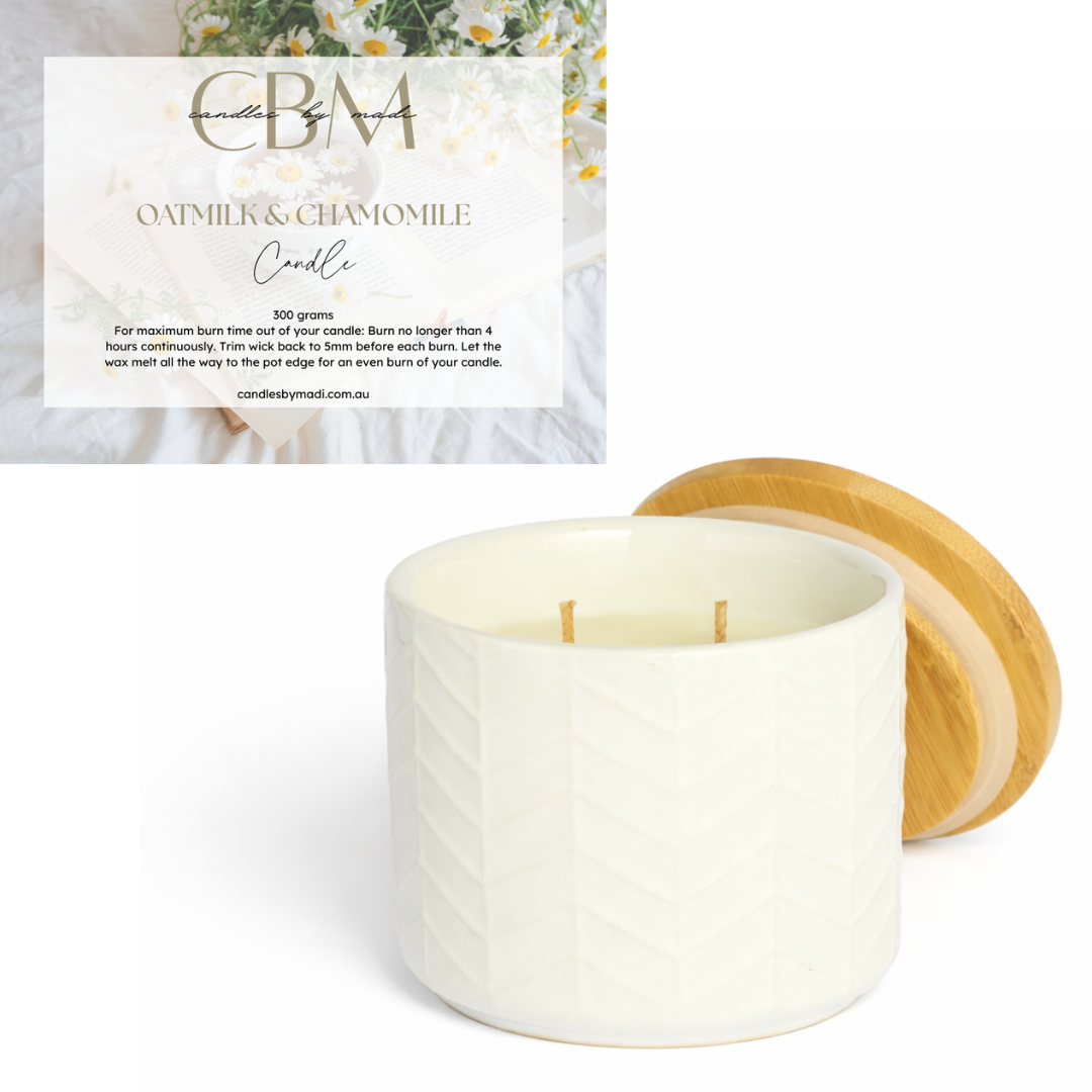 Oatmilk & Chamomile Candle (300 grams)