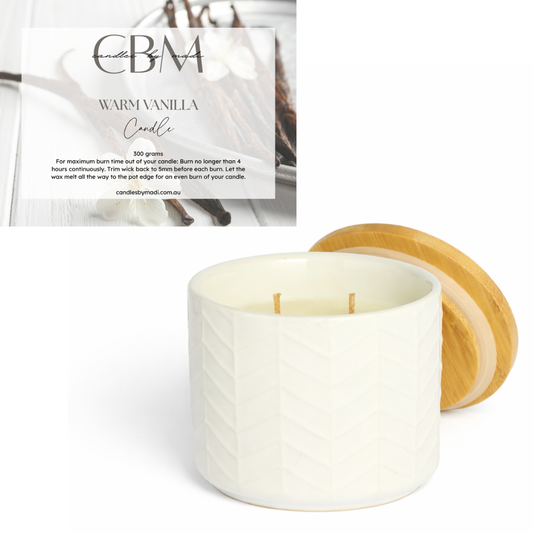 Warm Vanilla Candle (300 grams)