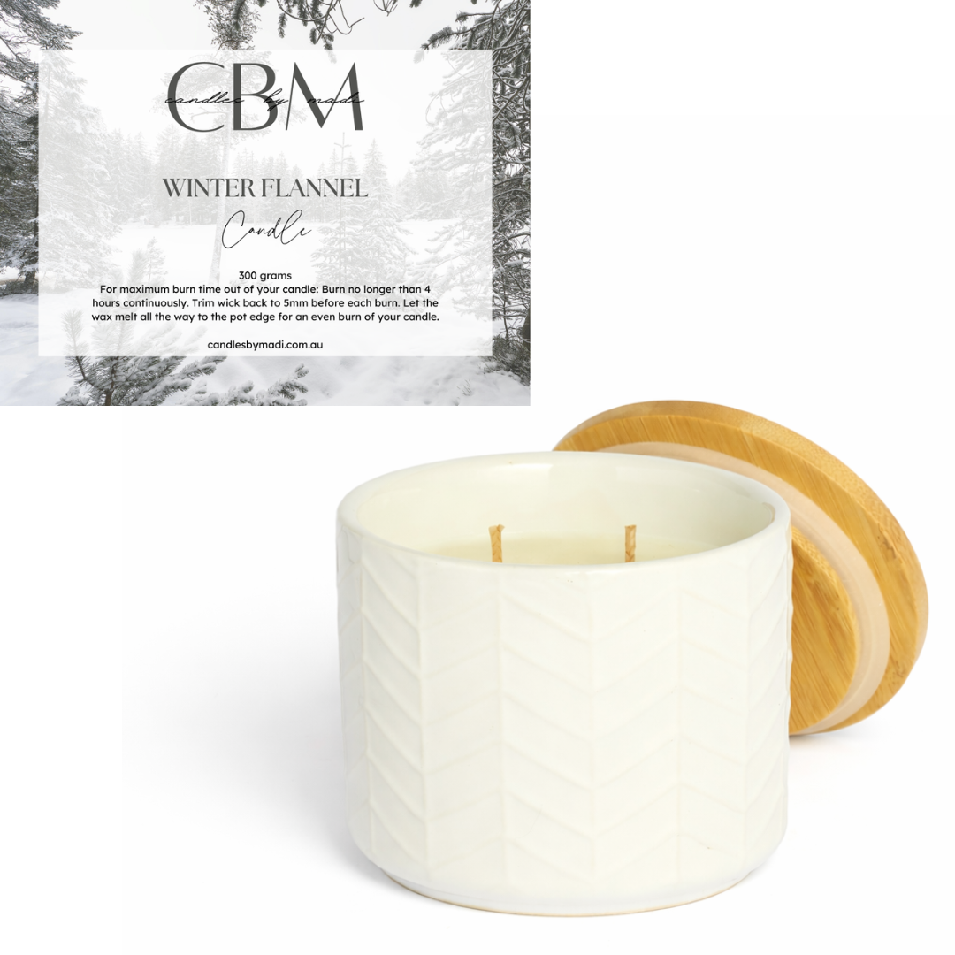 Winter Flannel Candle (300 grams)