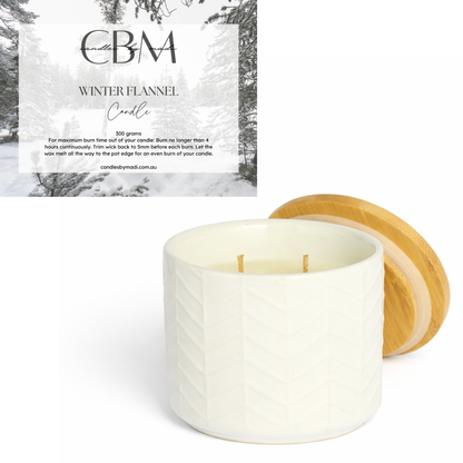 Winter Flannel Candle (300 grams)