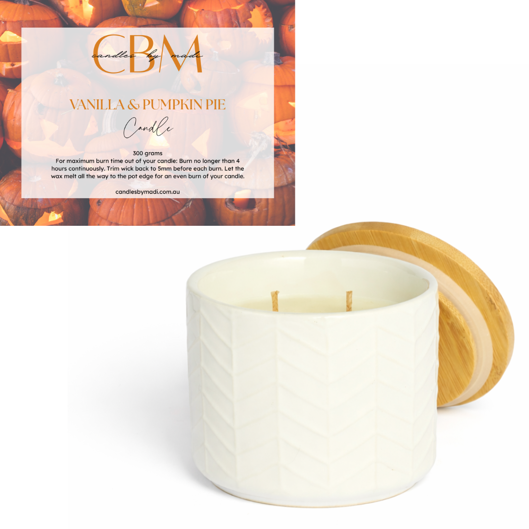 Vanilla & Pumpkin Pie Candle (300 grams)