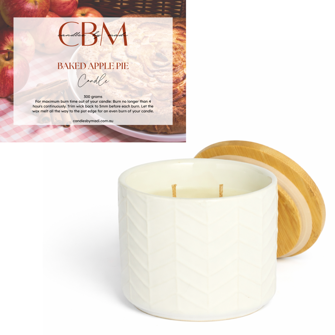 Baked Apple Pie Candle (300 grams)