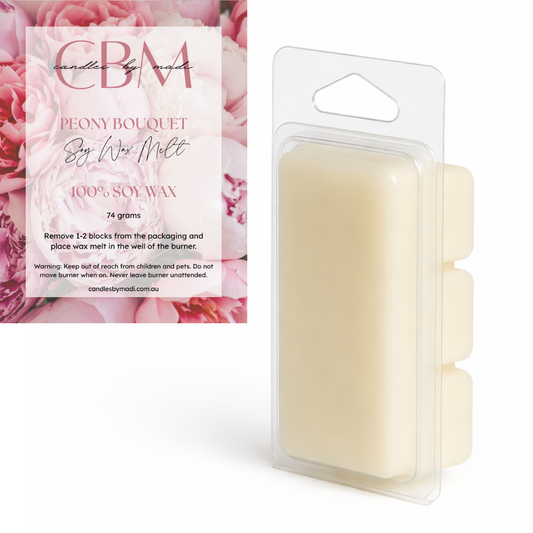 Peony Bouquet Soy Wax Melt (74 grams)