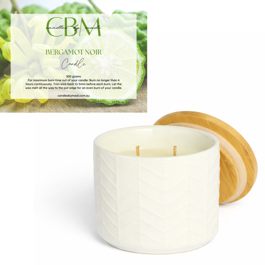 Bergamot Noir Candle (300 grams)