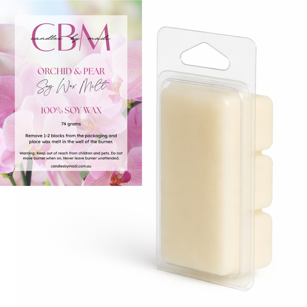 Orchid & Pear Soy Wax Melt (74 grams)