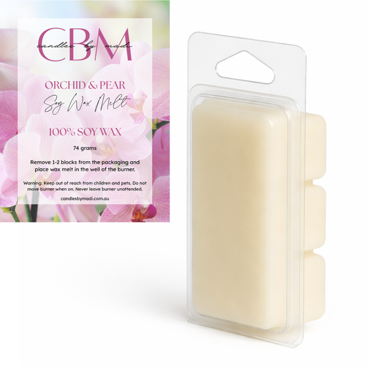 Orchid & Pear Soy Wax Melt (74 grams)