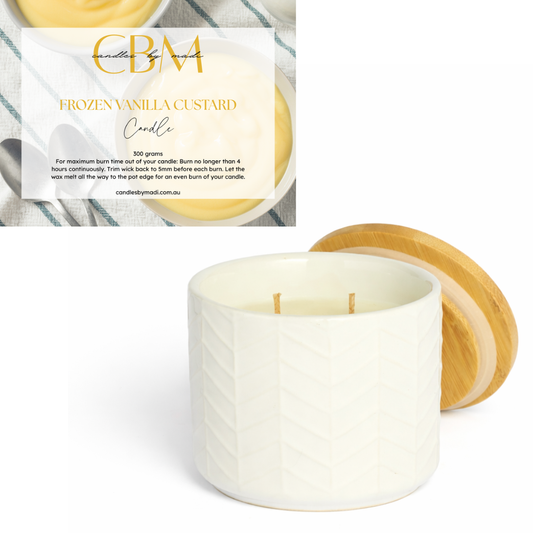 Frozen Vanilla Custard Candle (300 grams)