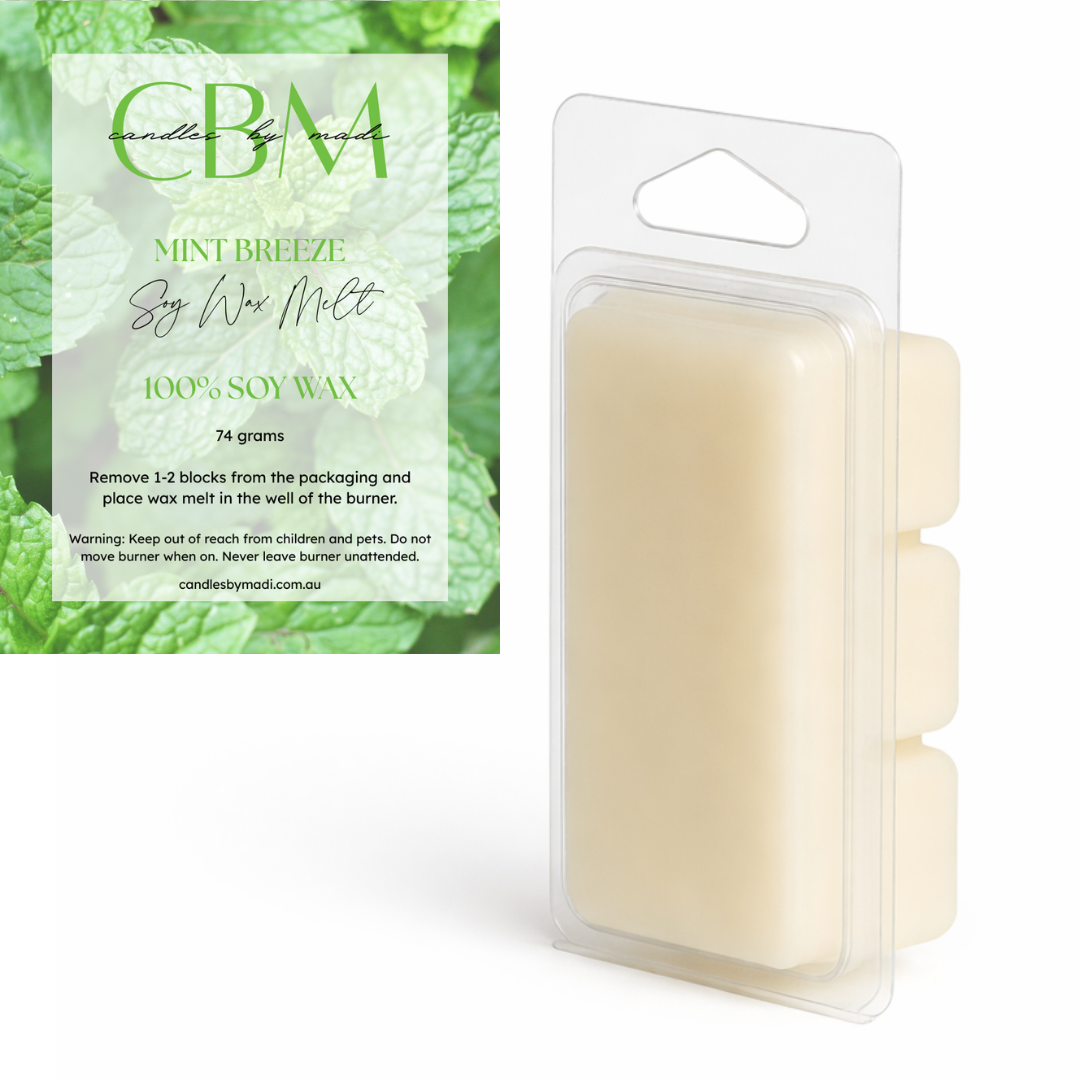 Mint Breeze Soy Wax Melt (74 grams)