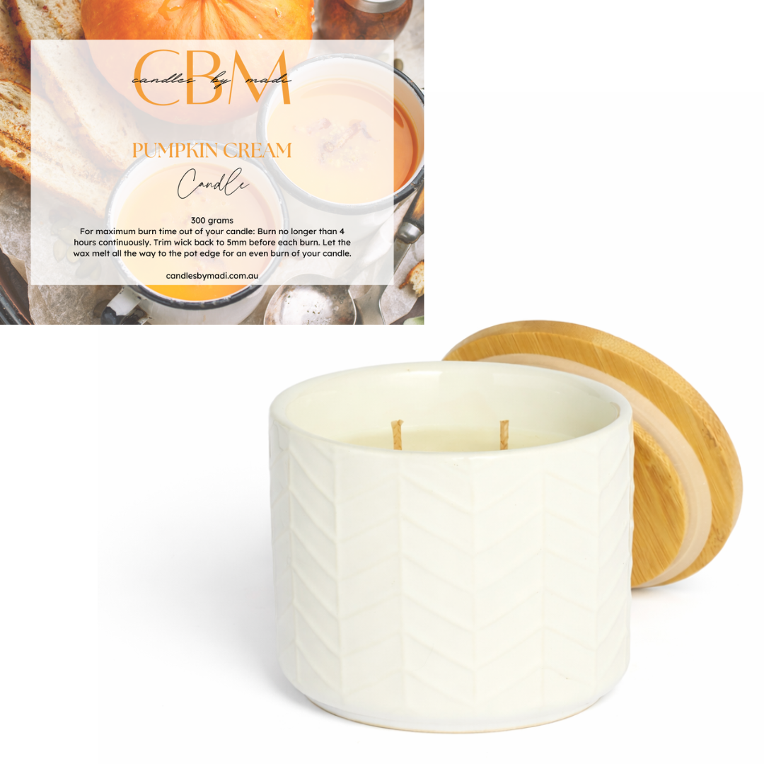 Pumpkin Cream Candle (300 grams)