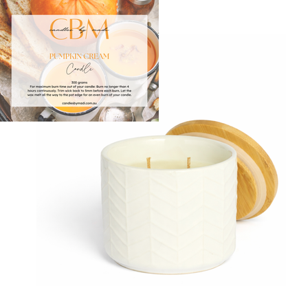 Pumpkin Cream Candle (300 grams)