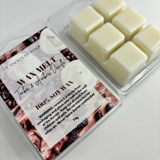 Tonka & Amber Vanilla Soy Wax Melt