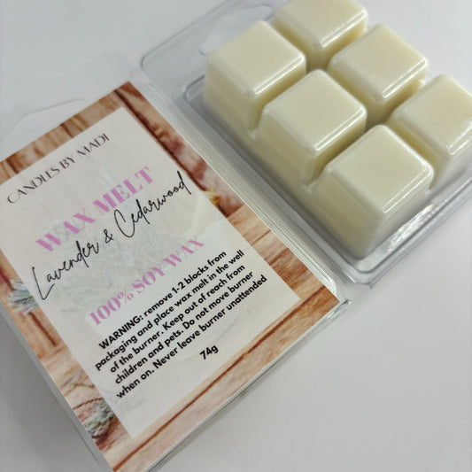 Lavender & Cedarwood Soy Wax Melt