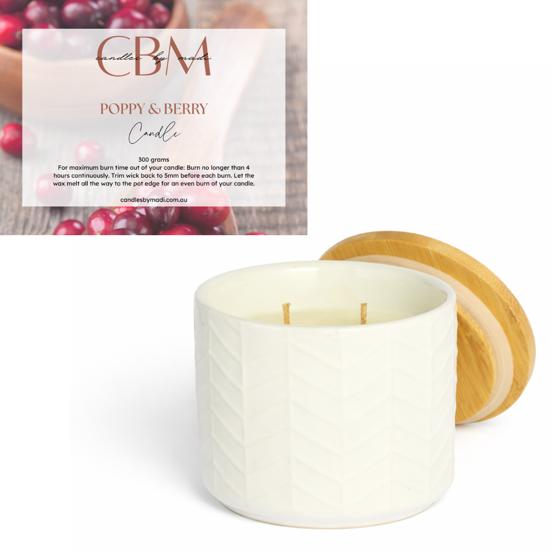 Poppy & Berry Candle (300 grams)