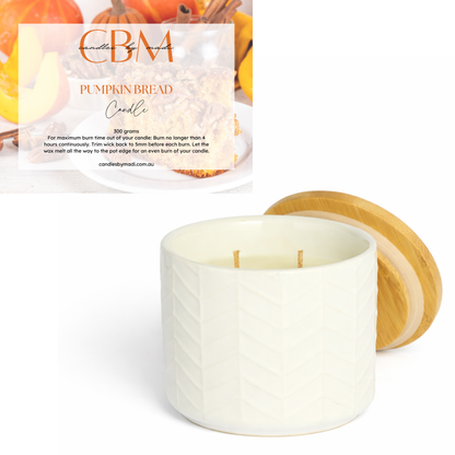 Pumpkin Bread Candle (300 grams)