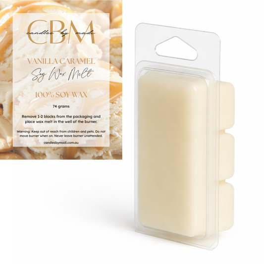 Vanilla Caramel Soy Wax Melt (74 grams)