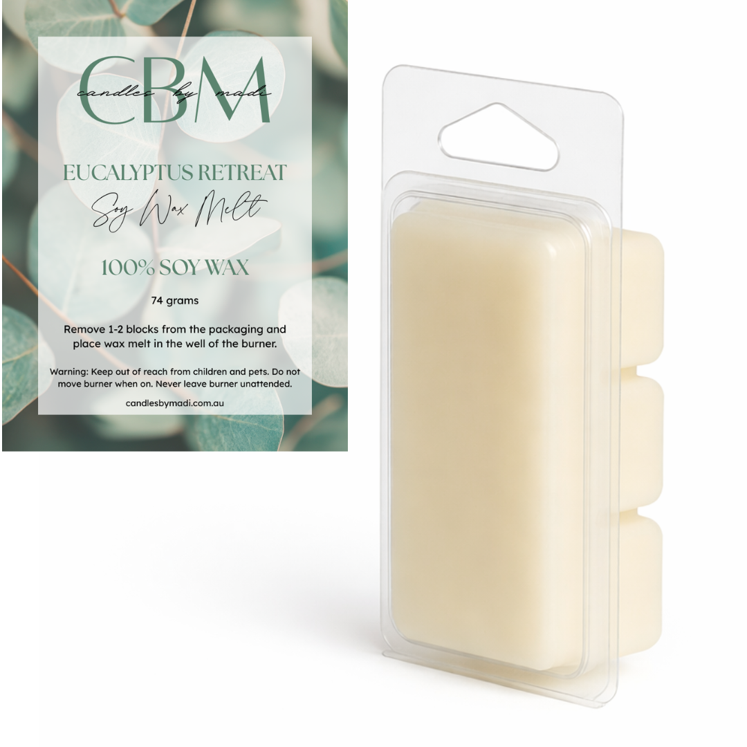 Eucalyptus Retreat Soy Wax Melt (74 grams)