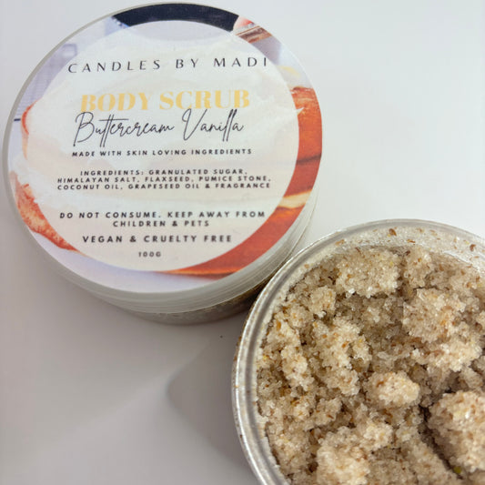 Buttercream Vanilla Body Scrub (100 grams)