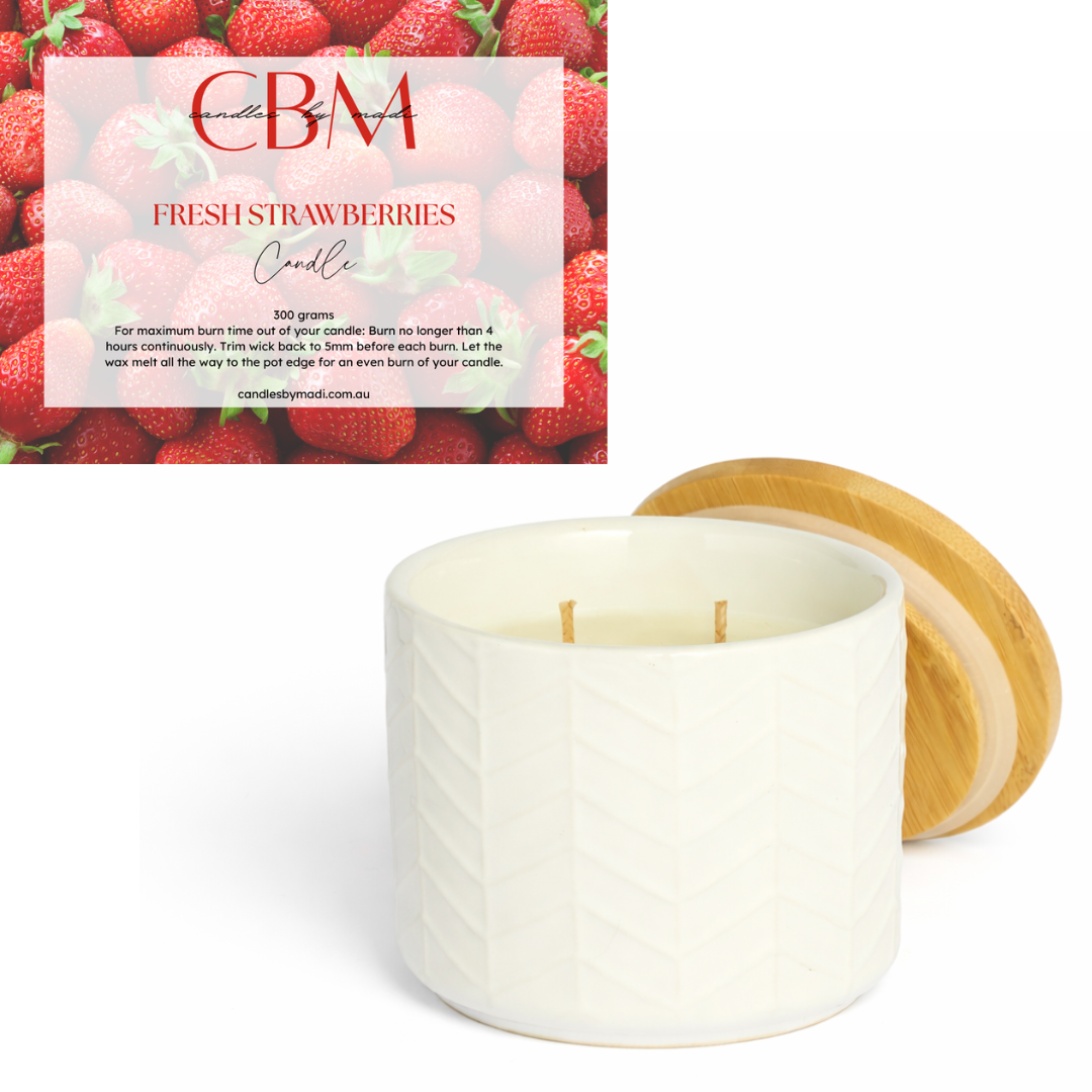Fresh Strawberries Candle (300 grams)