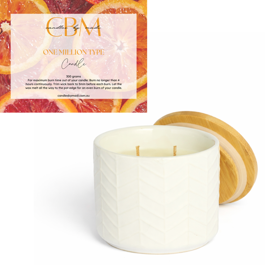 One Million Type Candle (300 grams)