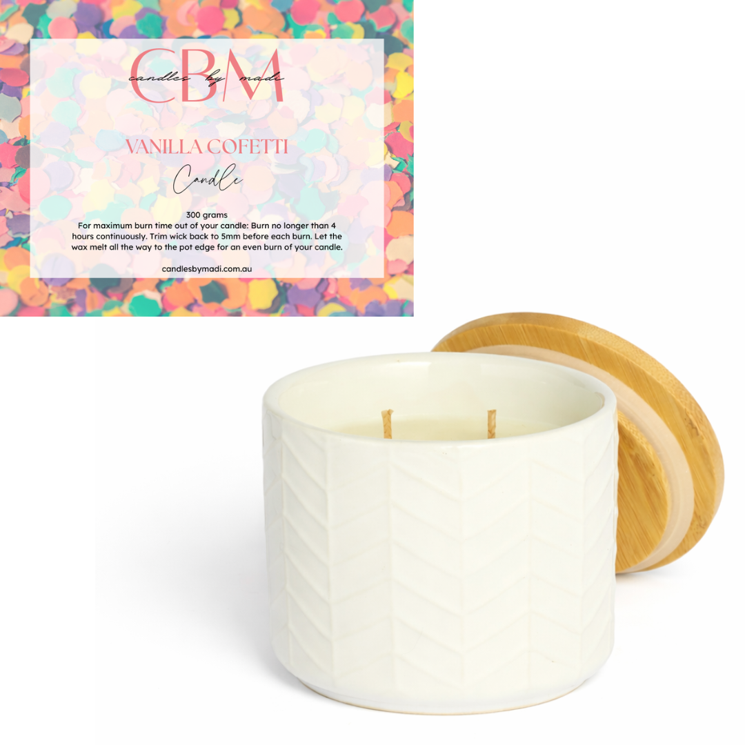 Vanilla Cofetti Candle (300 grams)