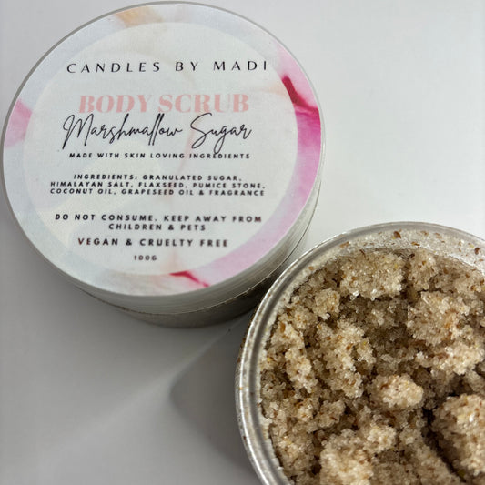 Marshmallow Sugar Body Scrub (100 grams)