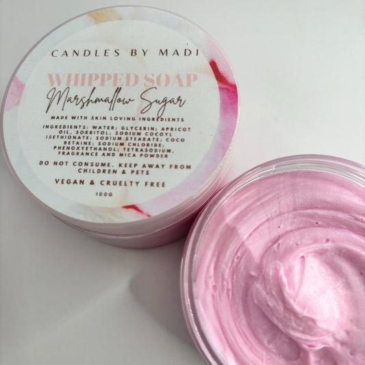 Marshmallow Sugar Whipped Soap (100 grams)