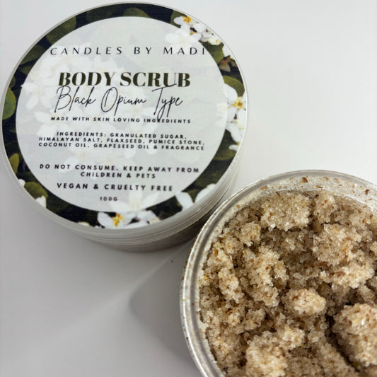 Black Opium Type Body Scrub (100 grams)