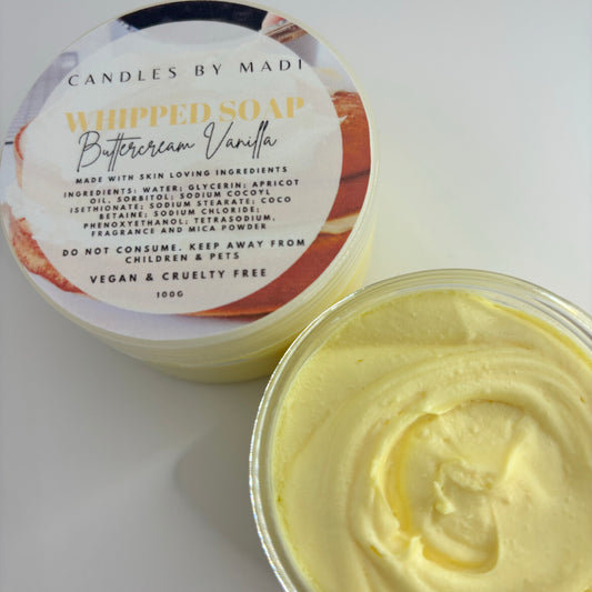 Buttercream Vanilla Whipped Soap (100 grams)