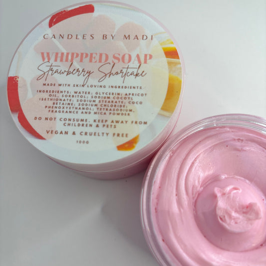Strawberry Shortcake Whipped Soap (100 grams)