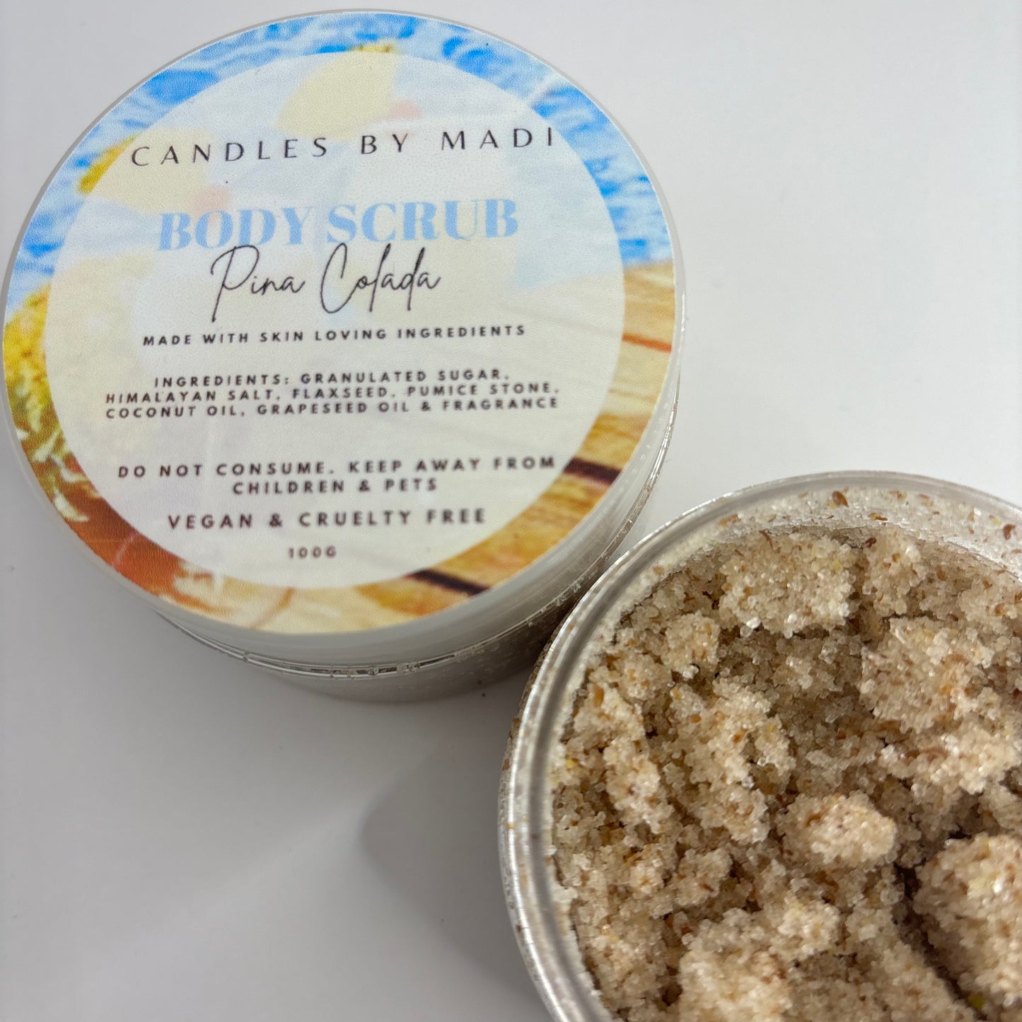 Pina Colada Body Scrub (100 grams)