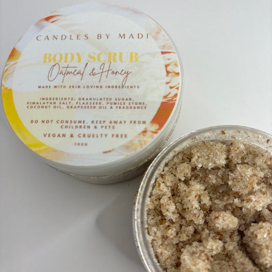 Oatmeal & Honey Body Scrub (100 grams)