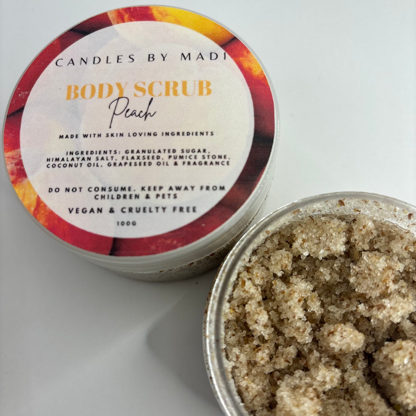 Peach Body Scrub (100 grams)