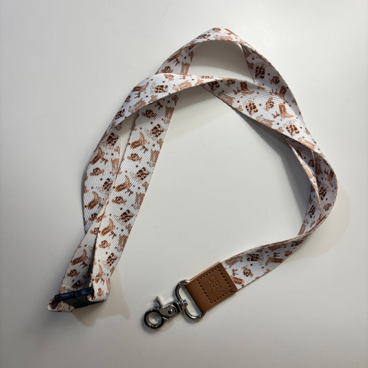 Wild West Fabric Lanyard