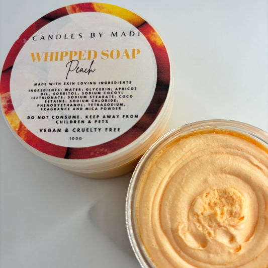 Peach Whipped Soap (100 grams)