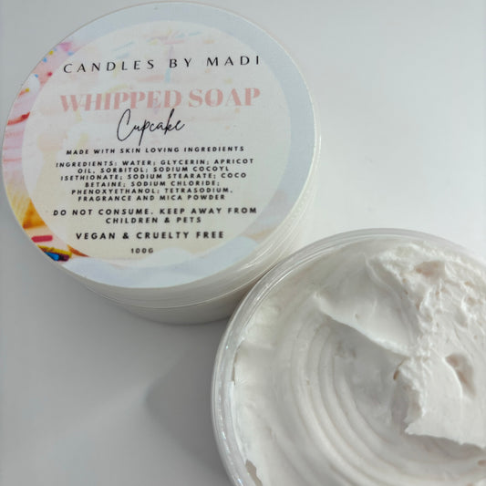 Cupcake Whipped Soap (100 grams)