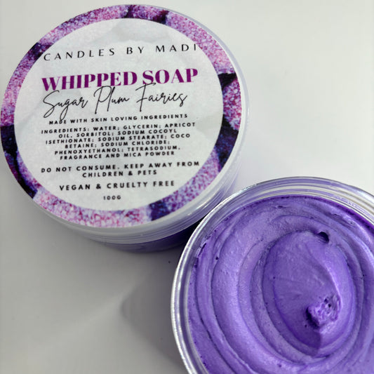 Sugar Plum Fairies Whipped Soap (100 grams)