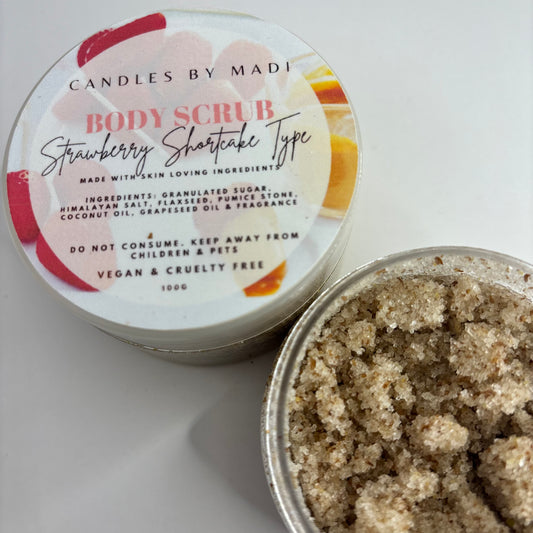 Strawberry Shortcake Type Body Scrub (100 grams)