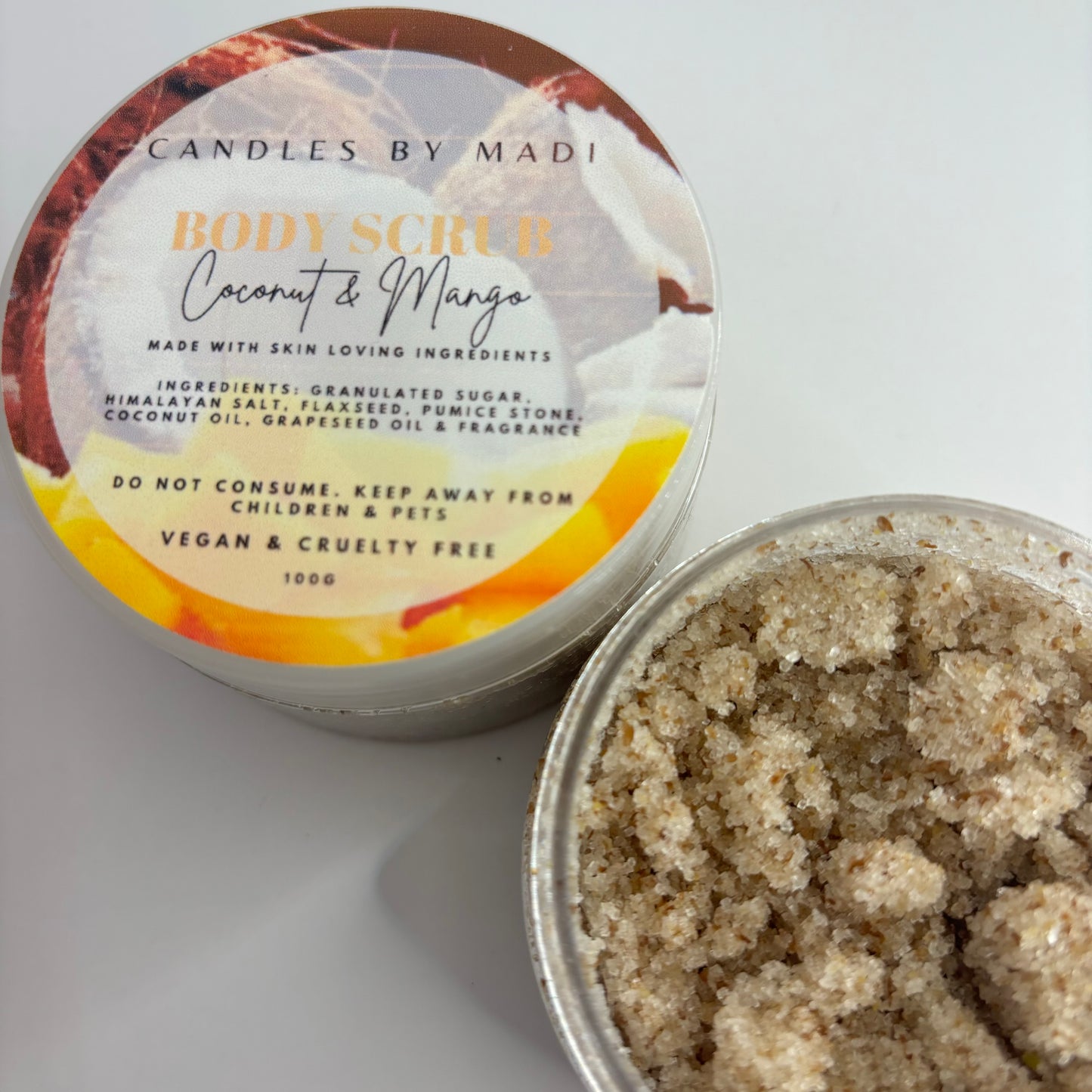 Coconut & Mango Body Scrub (100 grams)