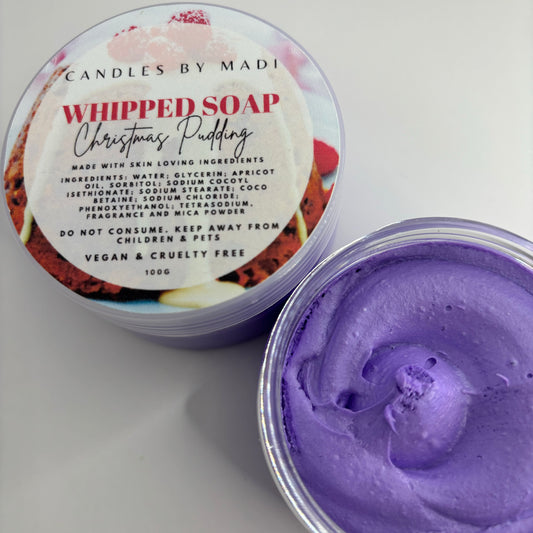 Christmas Pudding Whipped Soap (100 grams)