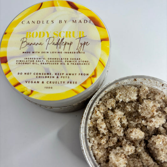 Banana Paddlepop Type Body Scrub (100 grams)