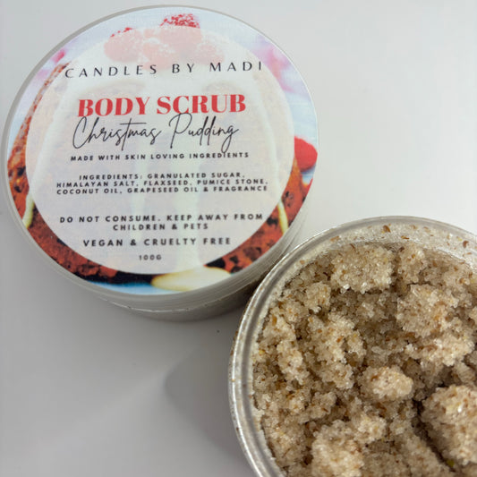 Christmas Pudding Body Scrub (100 grams)